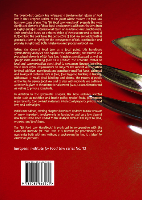 EU FOOD LAW HANDBOOK