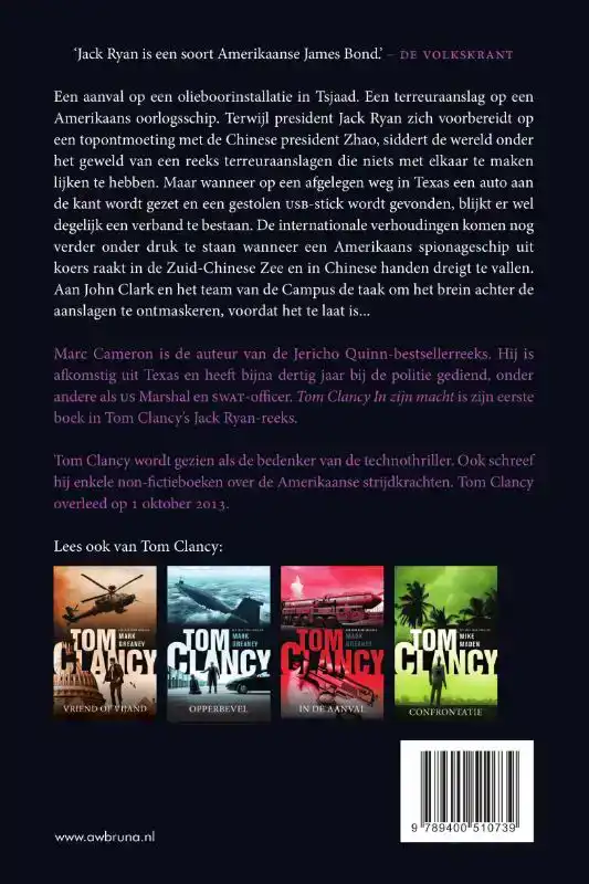 TOM CLANCY IN ZIJN MACHT