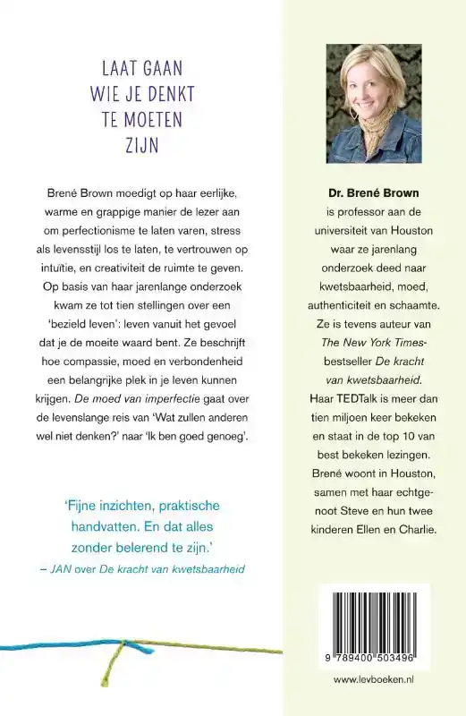 DE MOED VAN IMPERFECTIE