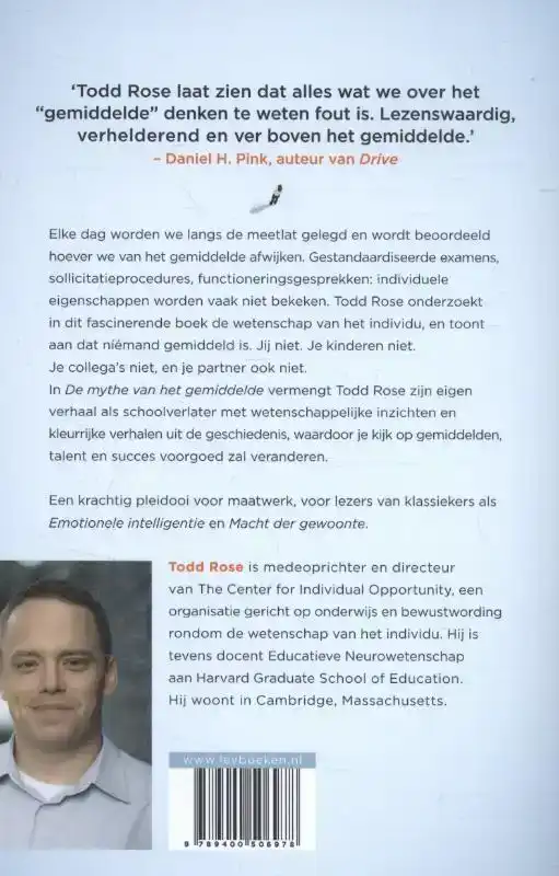 DE MYTHE VAN HET GEMIDDELDE
