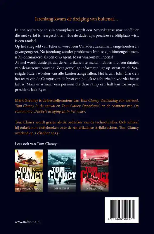 TOM CLANCY: VRIEND OF VIJAND