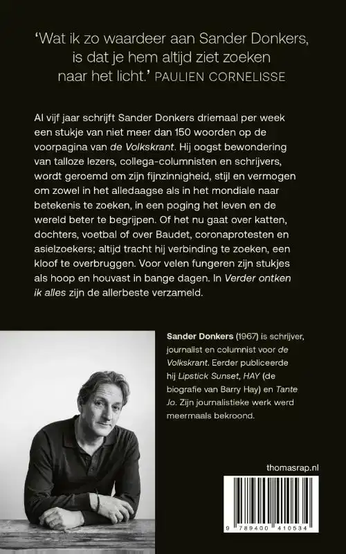 VERDER ONTKEN IK ALLES