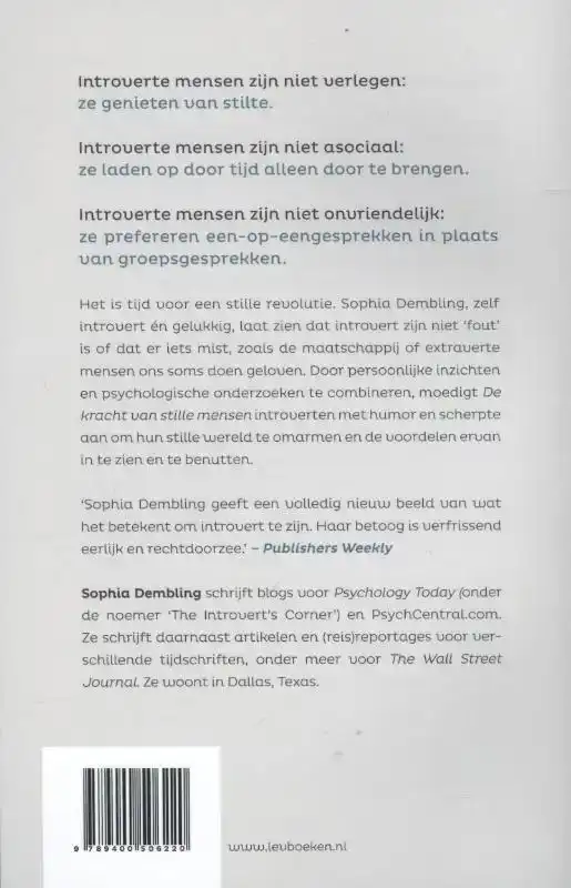 DE KRACHT VAN STILLE MENSEN