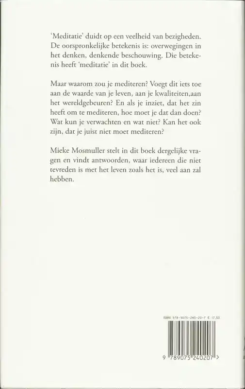 WAAROM ZOU IK MEDITEREN?