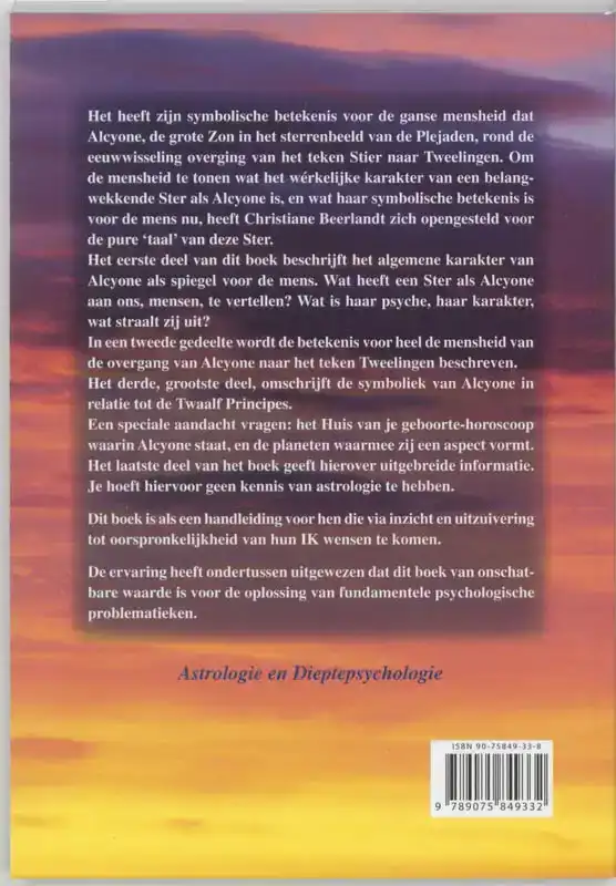 ALCYONE, OF HET VERTEKENDE ZELF-BEELD VAN DE MENS