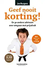 GEEF NOOIT KORTING!