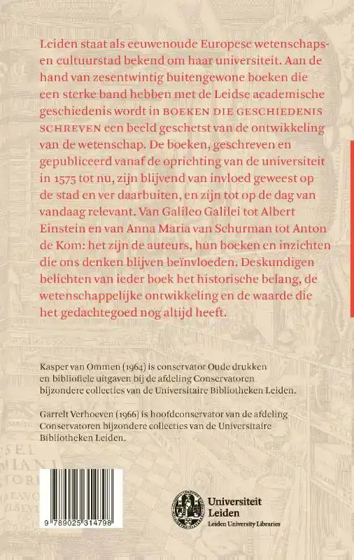 BOEKEN DIE GESCHIEDENIS SCHREVEN