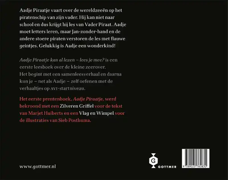 AADJE PIRAATJE KAN AL LEZEN