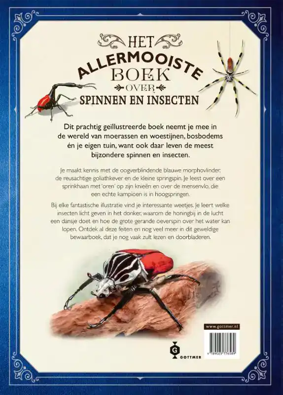 HET ALLERMOOISTE BOEK OVER SPINNEN EN INSECTEN