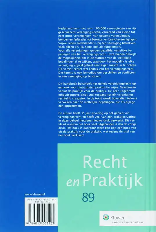 DE VERENIGING IN DE PRAKTIJK