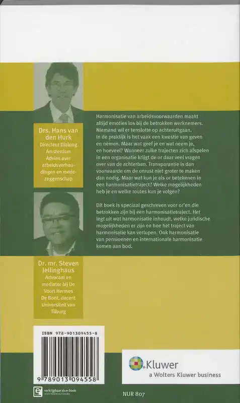 OR EN HARMONISATIE VAN ARBEIDSVOORWAARDEN