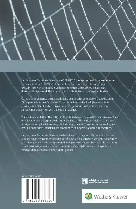 JAARBOEK CORPORATE GOVERNANCE 2019-2020