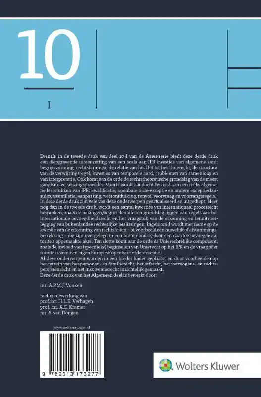 ASSER 10-I ALGEMEEN DEEL IPR