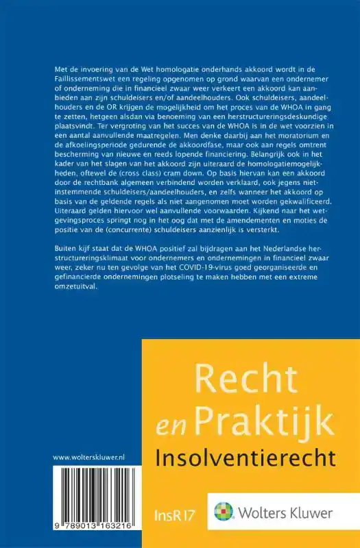 DE HERIJKING VAN HET FAILLISSEMENTSRECHT - DE WHOA