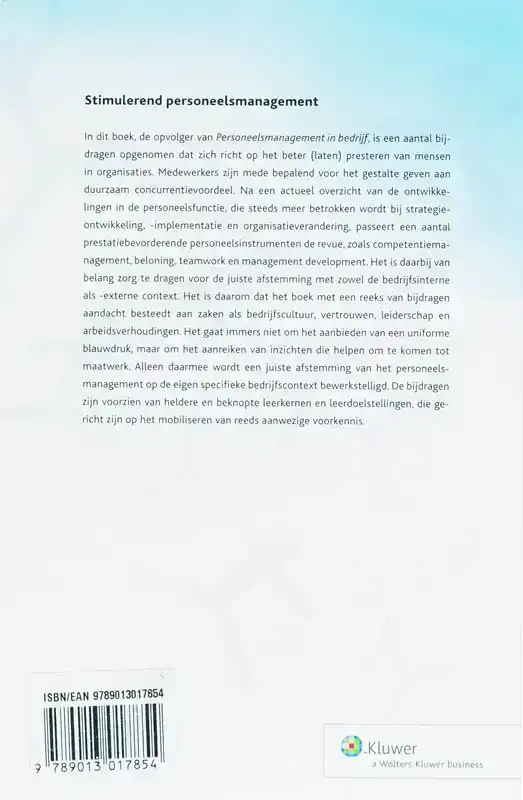 STIMULEREND PERSONEELSMANAGEMENT