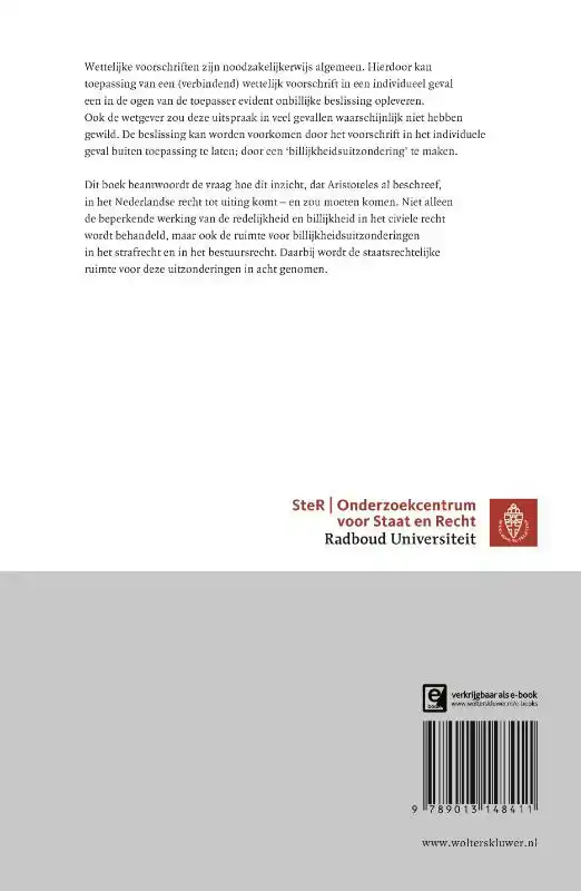 BILLIJKHEIDSUITZONDERINGEN