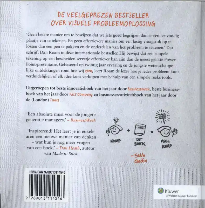 OP DE ACHTERKANT VAN EEN SERVET