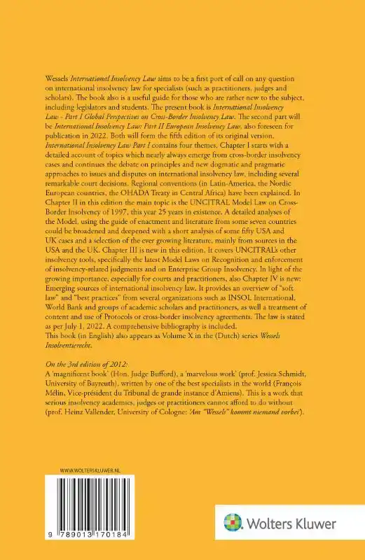 INTERNATIONAL INSOLVENCY LAW