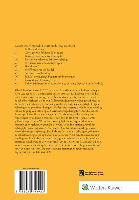 VERIFICATIE VAN SCHULDVORDERINGEN