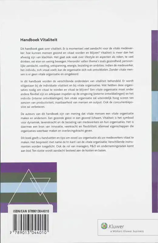 HANDBOEK VITALITEIT