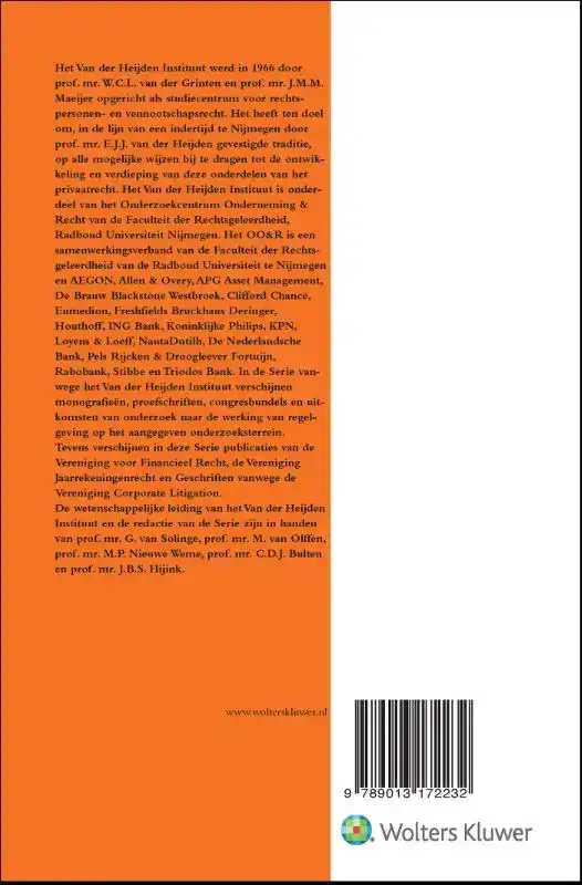 GESCHRIFTEN VANWEGE DE VERENIGING CORPORATE LITIGATION 2022-