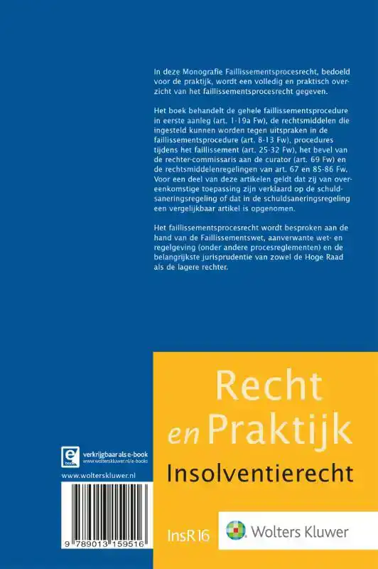 FAILLISSEMENTSPROCESRECHT