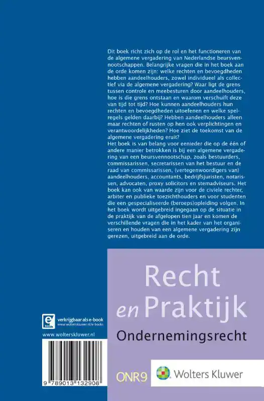 DE ALGEMENE VERGADERING VAN NEDERLANDSE BEURSVENNOOTSCHAPPEN