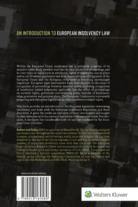 AN INTRODUCTION TO EUROPEAN INSOLVENCY LAW
