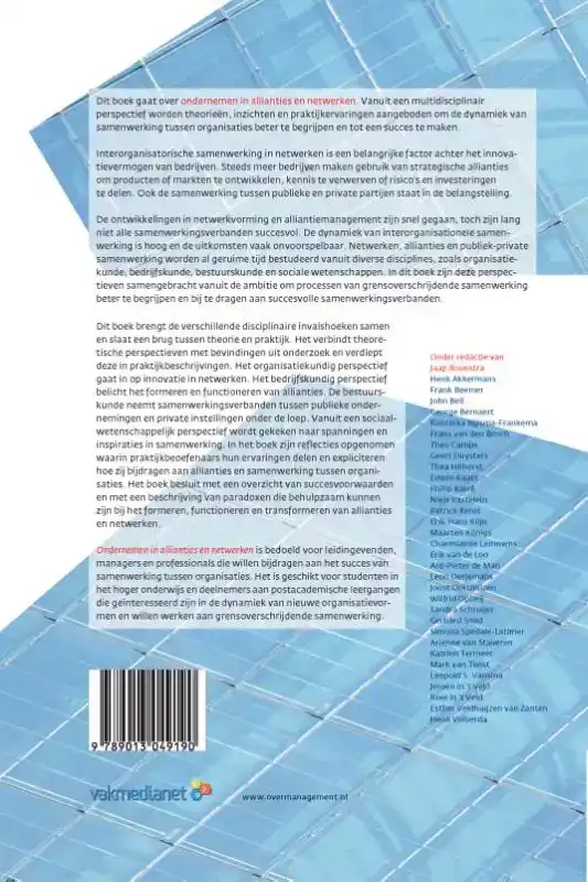 ONDERNEMEN IN ALLIANTIES EN NETWERKEN