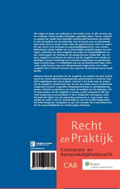 DE ZORGPLICHT VAN SCHOLEN