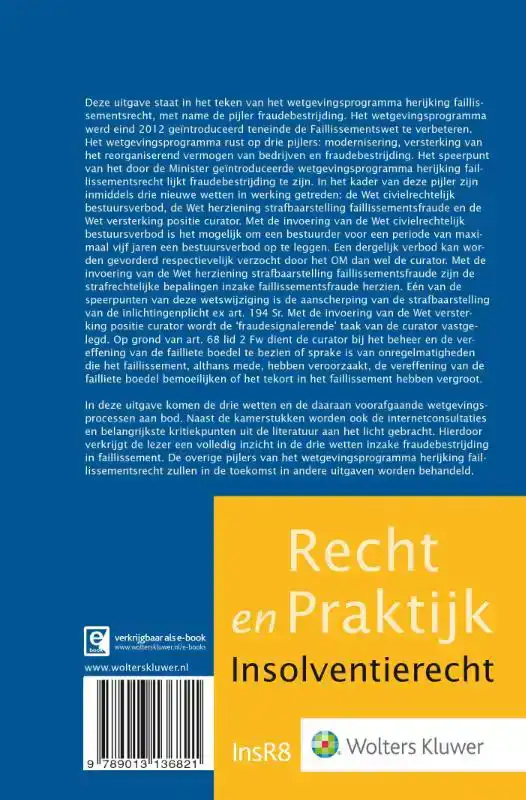 DE HERIJKING VAN HET FAILLISSEMENTSRECHT