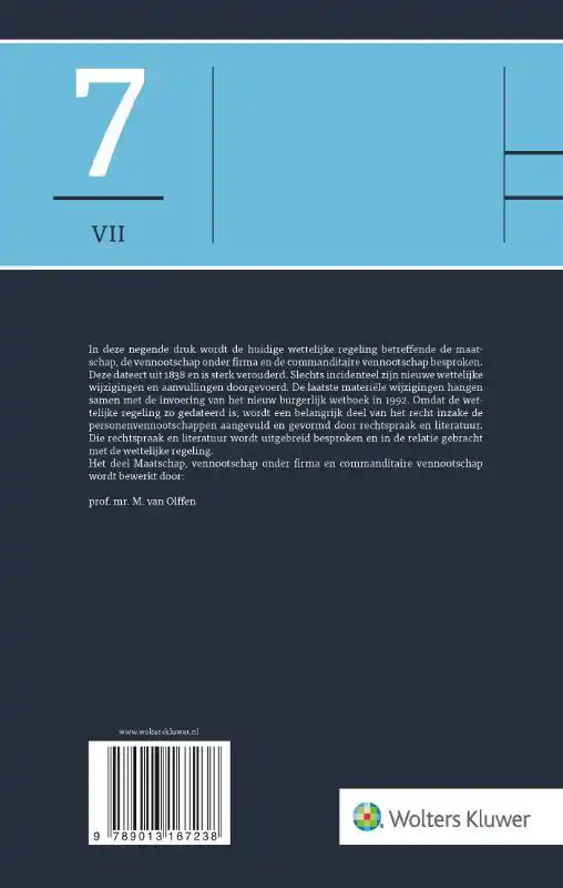 ASSER 7-VII MAATSCHAP, VENNOOTSCHAP ONDER FIRMA EN COMMANDIT