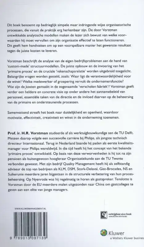 PROCESBEHEERSING IN DE DIENSTVERLENING
