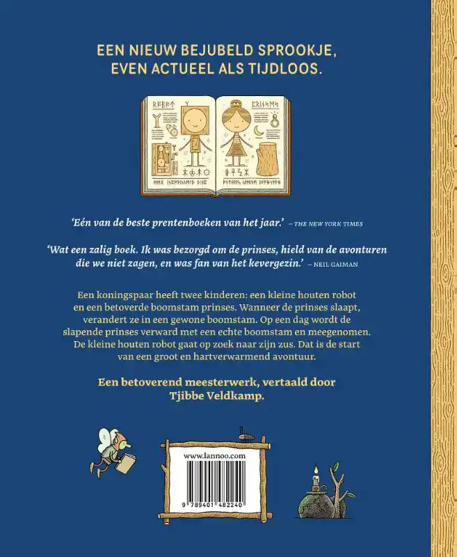 DE KLEINE HOUTEN ROBOT EN DE BOOMSTAM PRINSES