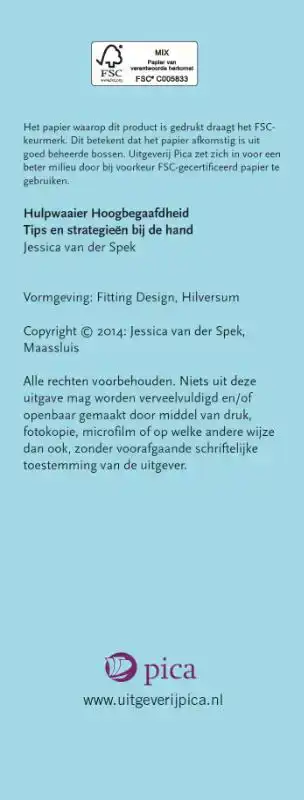 HULPWAAIER HOOGBEGAAFDHEID