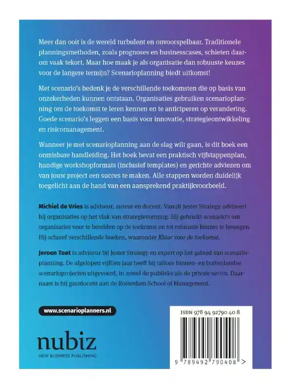 SCENARIOPLANNING IN DE PRAKTIJK