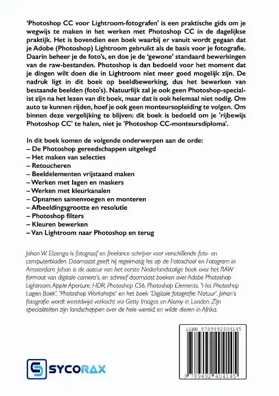 PHOTOSHOP CC VOOR LIGHTROOM FOTOGRAFEN