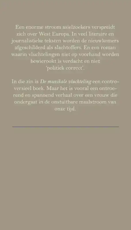 DE MUZIKALE VLUCHTELING