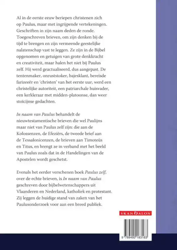 IN NAAM VAN PAULUS