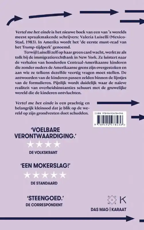 VERTEL ME HET EINDE