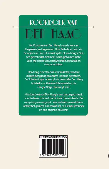 KOOKBOEK VAN DEN HAAG