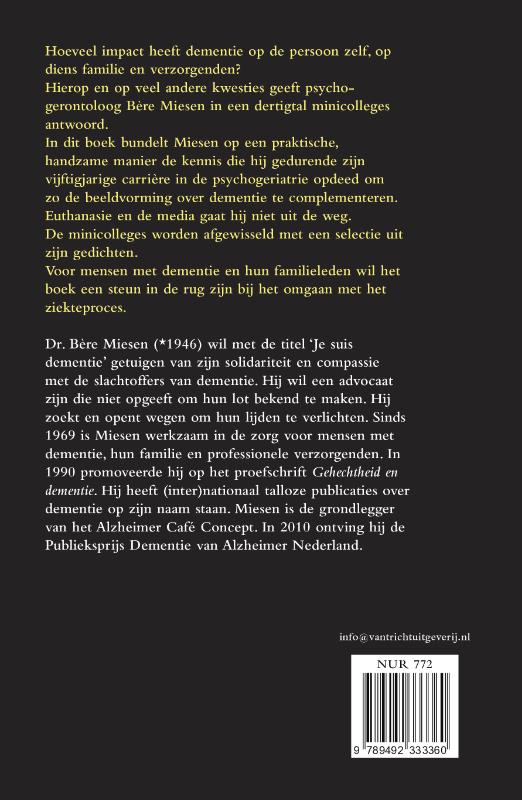 JE SUIS DEMENTIE