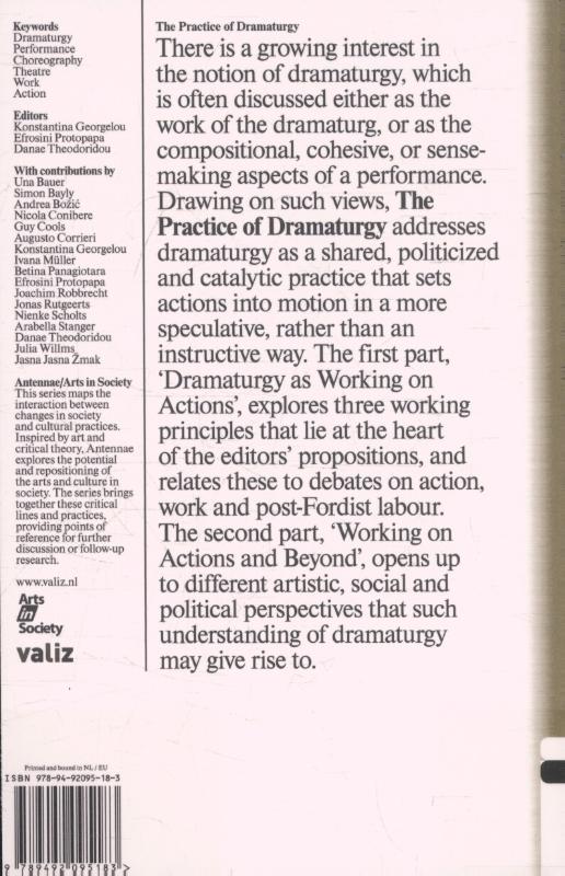 THE PRACTICE OF DRAMATURGY