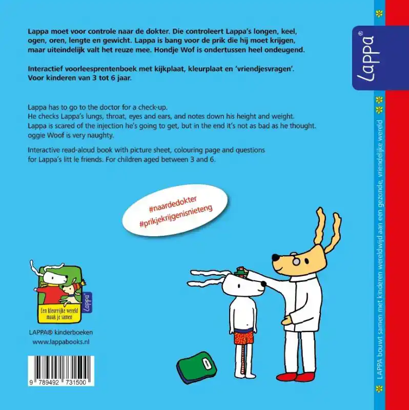 LAPPA BIJ DE DOKTER-LAPPA GOES TO THE DOCTOR (NL-ENGELS)