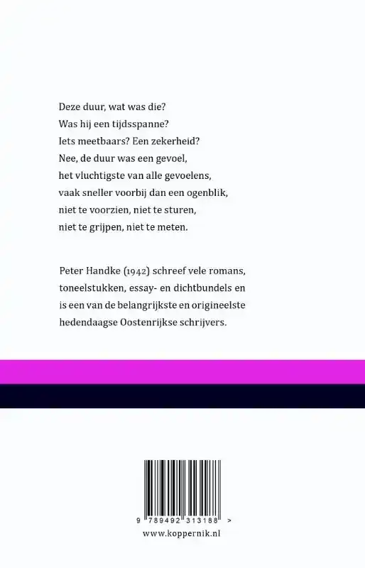 GEDICHT AAN DE DUUR