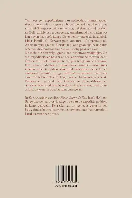 DE BEPROEVINGEN VAN ALVAR NUNEZ CABEZA DE VACA