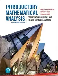 INTRODUCTORY MATHEMATICAL ANALYSIS FOR BUSINESS, ECONOMICS,