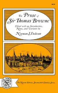 The Prose of Sir Thomas Browne
