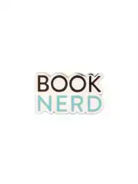 BOOK NERD ENAMEL PIN