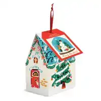 SNOW GLOBE 130 PIECE PUZZLE ORNAMENT